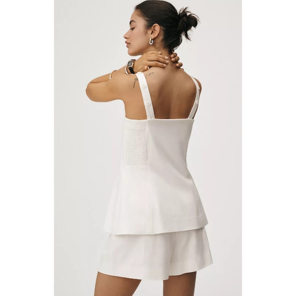 NWT Derek Lam 10 Crosby Creamy White Nova Vest Top - Size 2 - Picture 4 of 5